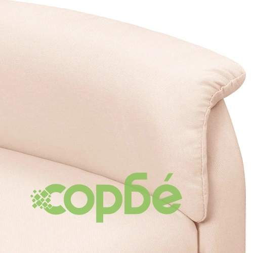 Масажен стол, кремав, текстил ➤ топ цена ➤ sorbe.bg