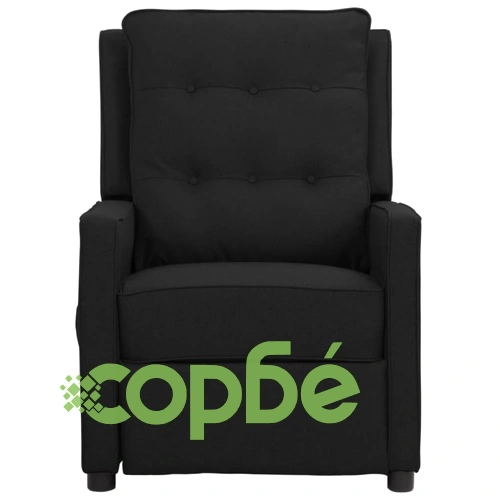 Масажен стол, черен, текстил ➤ топ цена ➤ sorbe.bg