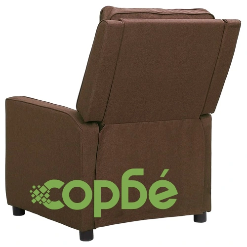 Масажен стол, кафяв, текстил ➤ топ цена ➤ sorbe.bg