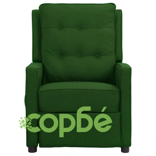 Масажен стол, тъмнозелен, текстил ➤ топ цена ➤ sorbe.bg