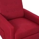 Стол реклайнер, виненочервен, текстил