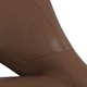 Бар табуретки, 2 бр, Тъмнокафяв, изкуствена кожа