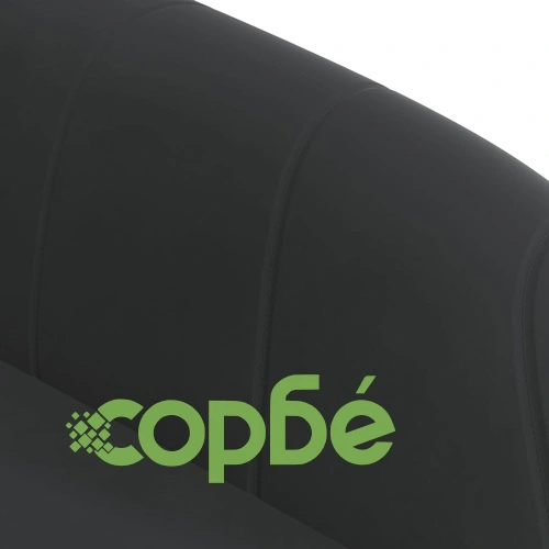 Бар табуретки, 2 бр, черни, кадифе ➤ топ цена ➤ sorbe.bg