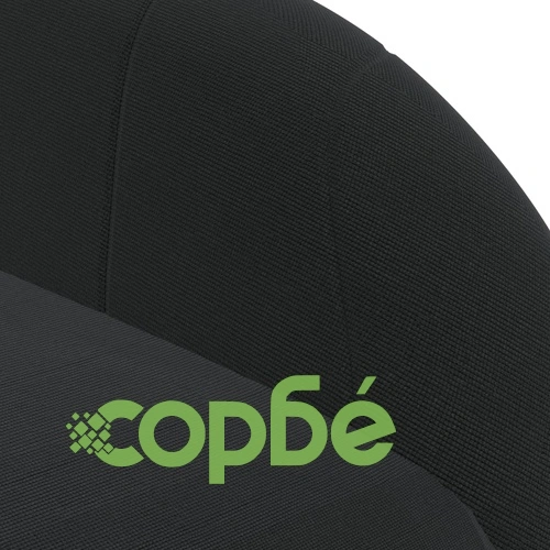 Бар табуретки, 2 бр, черни, текстил ➤ топ цена ➤ sorbe.bg