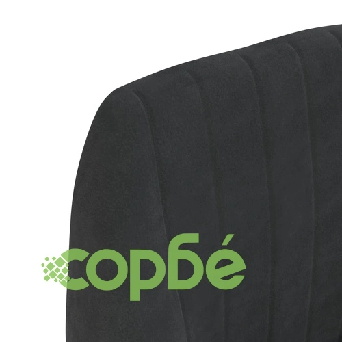 Бар табуретки, 2 бр, черни, кадифе ➤ топ цена ➤ sorbe.bg