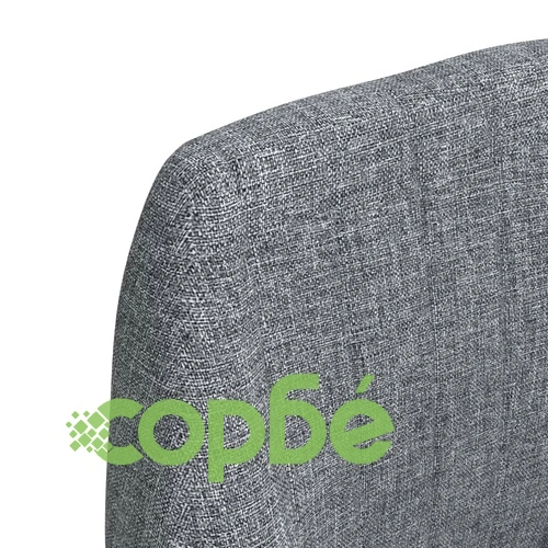 Бар табуретки, 2 бр, тъмносиви, текстил ➤ топ цена ➤ sorbe.bg