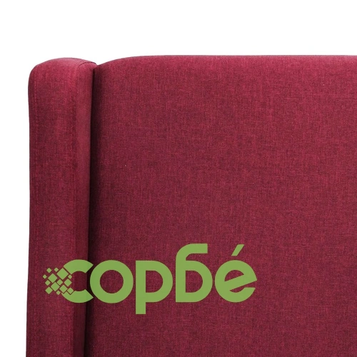 Стол реклайнер, виненочервен, текстил ➤ топ цена ➤ sorbe.bg