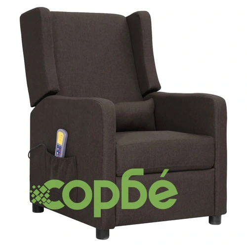 Масажен стол, таупе, текстил ➤ топ цена ➤ sorbe.bg