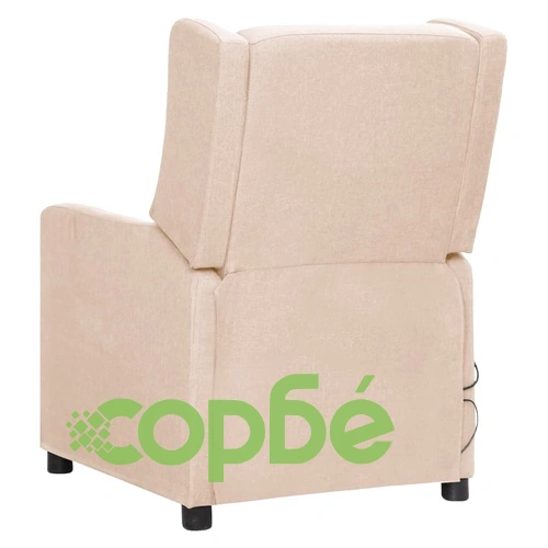 Масажен стол, кремав, текстил ➤ топ цена ➤ sorbe.bg