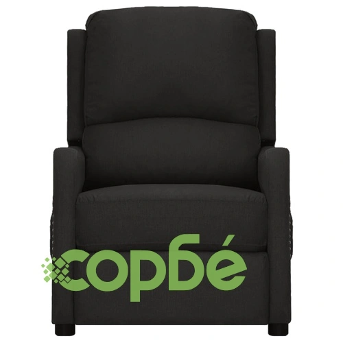 Масажен стол, черен, текстил ➤ топ цена ➤ sorbe.bg