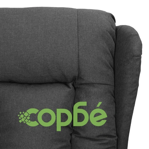 Масажен стол, тъмносив, текстил ➤ топ цена ➤ sorbe.bg