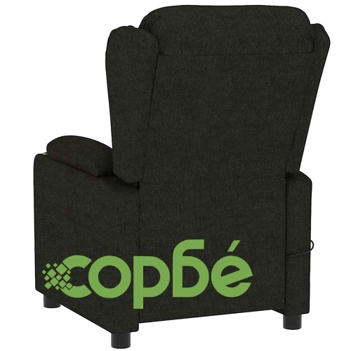 Масажен стол, черен, текстил ➤ топ цена ➤ sorbe.bg