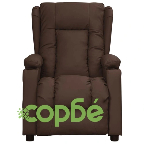 Наклоняем стол, кафяв, изкуствена кожа ➤ топ цена ➤ sorbe.bg