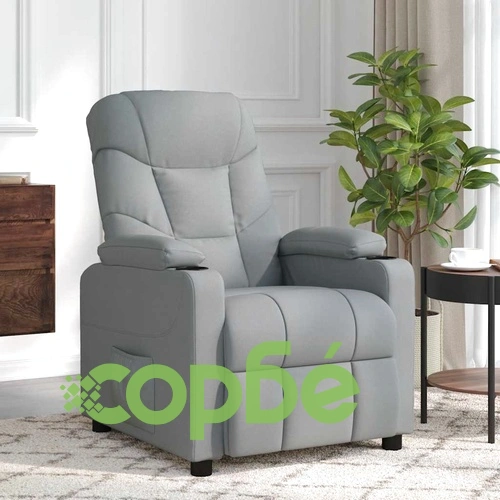 Масажен стол, светлосив, текстил ➤ топ цена ➤ sorbe.bg