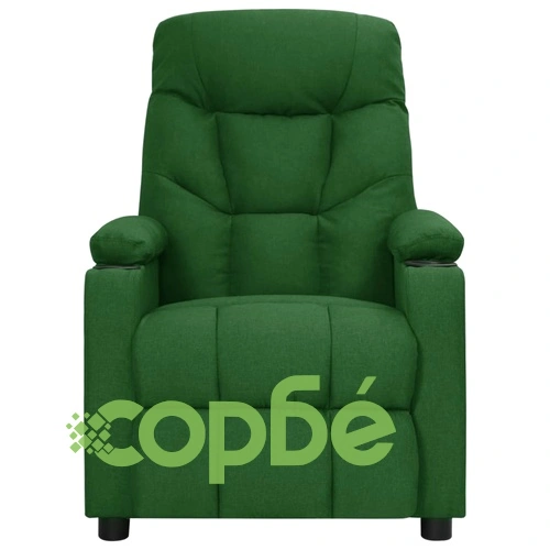 Масажен стол, тъмнозелен, текстил ➤ топ цена ➤ sorbe.bg