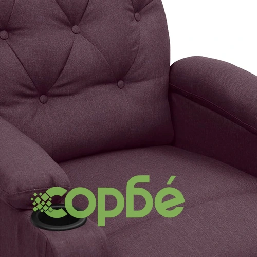 Масажен стол, лилав, текстил ➤ топ цена ➤ sorbe.bg