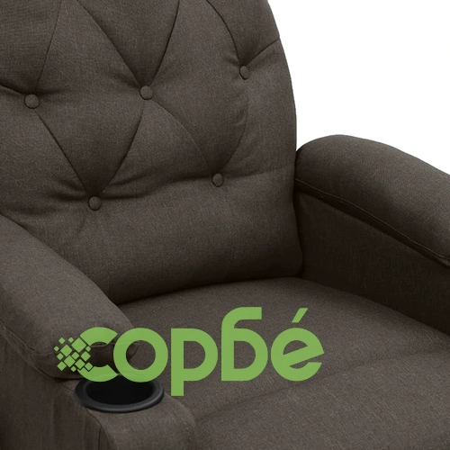 Масажен стол, таупе, текстил ➤ топ цена ➤ sorbe.bg