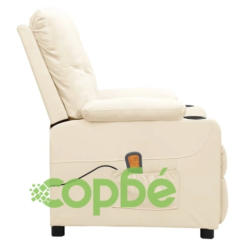 Масажен стол, кремав, изкуствена кожа ➤ топ цена ➤ sorbe.bg