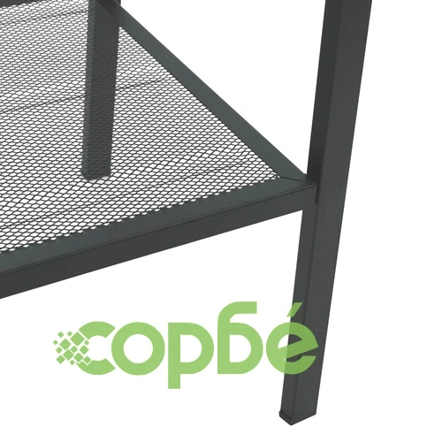 Библиотека стълба, 4 рафта, метал, антрацит ➤ топ цена ➤ sorbe.bg