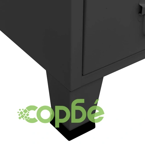 Индустриален гардероб, антрацит, 67x35x107 см, стомана ➤ топ цена ➤ sorbe.bg