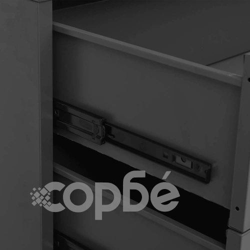 Индустриален шкаф с чекмеджета, антрацит, 78x40x93 см, метал ➤ топ цена ➤ sorbe.bg