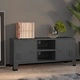 Индустриален ТВ шкаф, антрацит, 105x35x42 см, метал Индустриален ТВ шкаф, антрацит, 105x35x42 см, метал