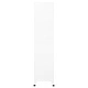 Заключващ се шкаф, бял, 90x45x180 см, стомана