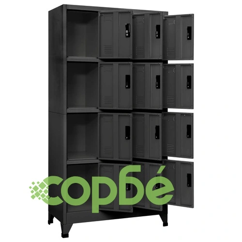 Заключващ се шкаф, антрацит, 90x45x180 см, стомана ➤ топ цена ➤ sorbe.bg