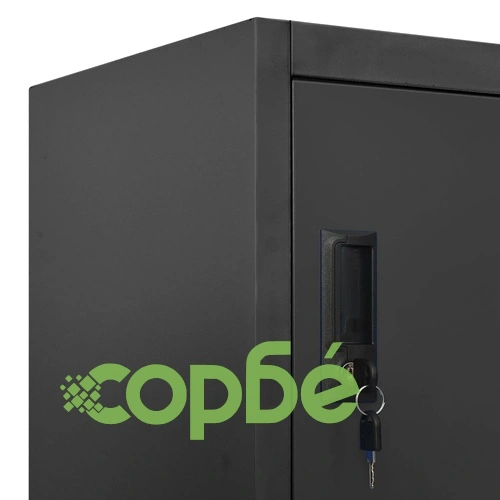 Заключващ се шкаф, антрацит, 90x45x180 см, стомана ➤ топ цена ➤ sorbe.bg