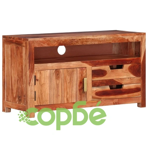 ТВ шкаф, 90x34,5x50 см, акациево дърво масив на топ цена от sorbe.bg ТВ шкаф, 90x34,5x50 см, акациево дърво масив ➤ топ цена ➤ sorbe.bg