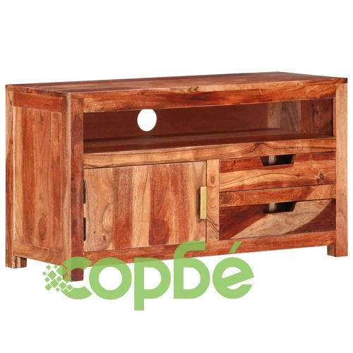 ТВ шкаф, 90x34,5x50 см, акациево дърво масив на топ цена от sorbe.bg ТВ шкаф, 90x34,5x50 см, акациево дърво масив ➤ топ цена ➤ sorbe.bg