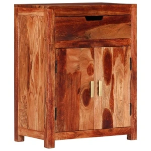 Сайдборд, 58,5x35x75,5 см, акациево дърво масив