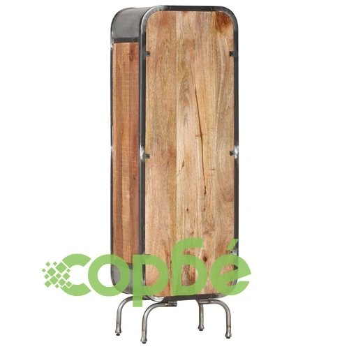 Висок шкаф, 40x30x126 см, мангово дърво масив ➤ топ цена ➤ sorbe.bg