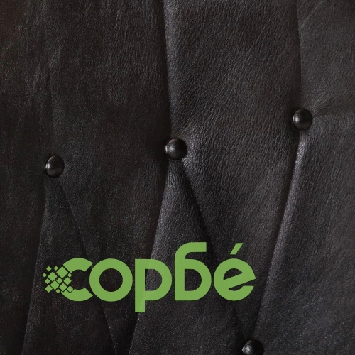 Wingback стол, черен, естествена кожа ➤ топ цена ➤ sorbe.bg