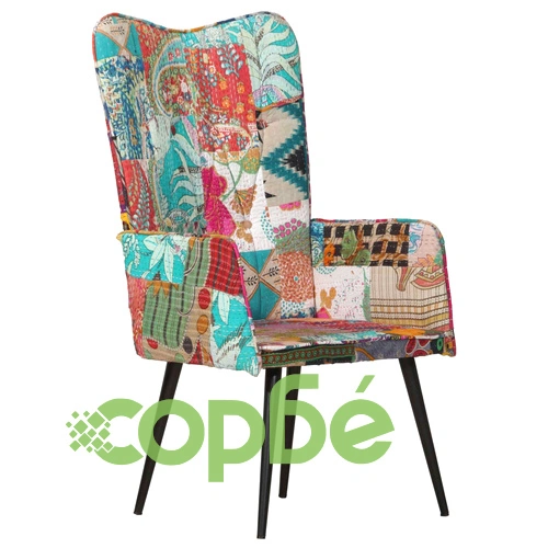 Wingback стол, пачуърк цветове, канава ➤ топ цена ➤ sorbe.bg