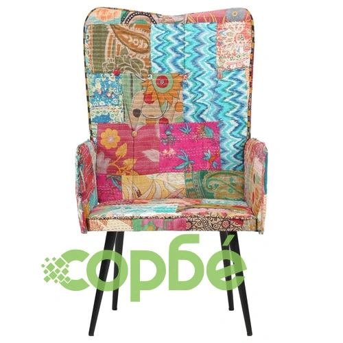 Wingback стол, пачуърк цветове, канава ➤ топ цена ➤ sorbe.bg