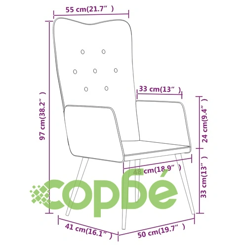 Wingback стол, пачуърк цветове, канава ➤ топ цена ➤ sorbe.bg