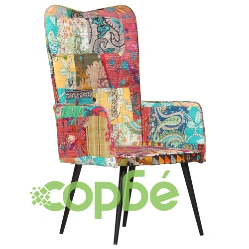 Wingback стол, пачуърк цветове, канава ➤ топ цена ➤ sorbe.bg