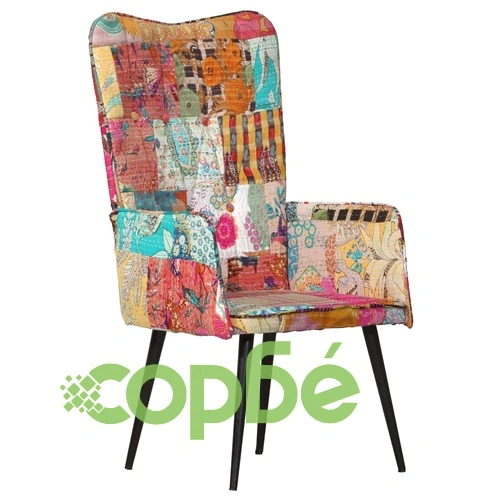 Wingback стол, пачуърк цветове, канава ➤ топ цена ➤ sorbe.bg
