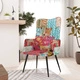 Wingback стол, пачуърк цветове, канава