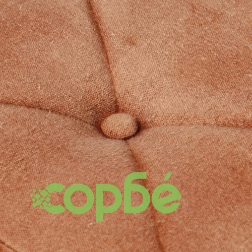 Wingback стол с табуретка, кафяв, канава ➤ топ цена ➤ sorbe.bg