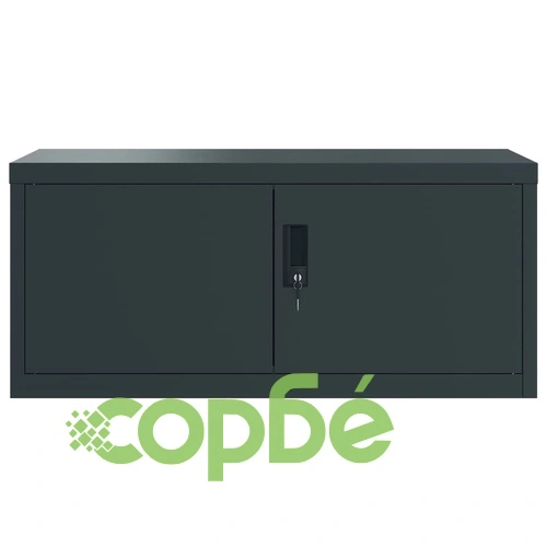 Шкаф за папки антрацит 90x40x40 см стомана ➤ топ цена ➤ sorbe.bg