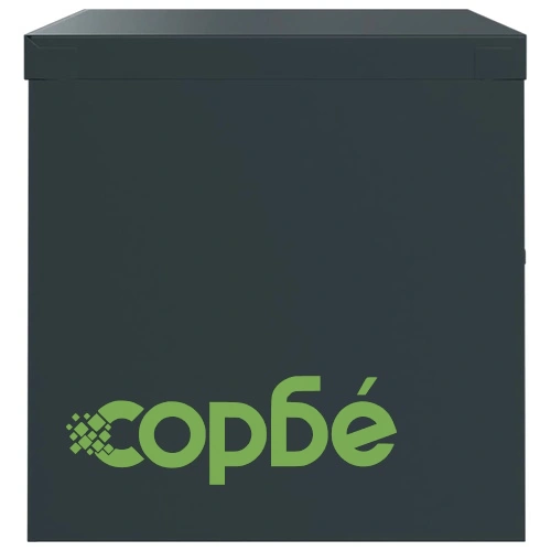 Шкаф за папки антрацит 90x40x40 см стомана ➤ топ цена ➤ sorbe.bg