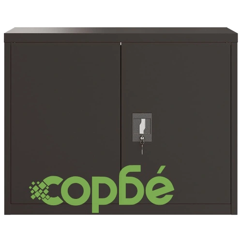 Шкаф за папки черен 90x40x70 см стомана ➤ топ цена ➤ sorbe.bg