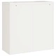 Шкаф за папки бял 90x40x90 см стомана