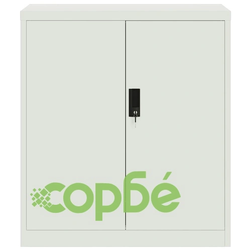 Шкаф за папки светлосив 79x40x90 см стомана ➤ топ цена ➤ sorbe.bg