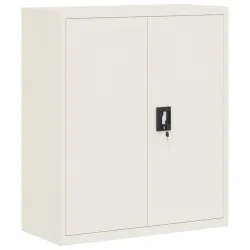 Шкаф за папки бял 90x40x105 см стомана