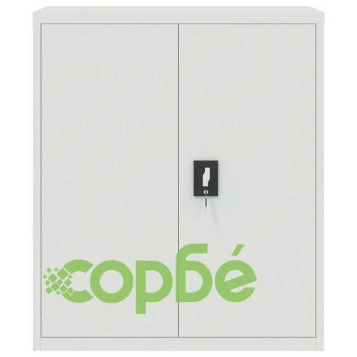 Шкаф за папки сив 90x40x105 см стомана ➤ топ цена ➤ sorbe.bg