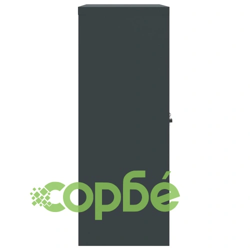 Шкаф за папки антрацит и бяло 90x40x105 см стомана ➤ топ цена ➤ sorbe.bg