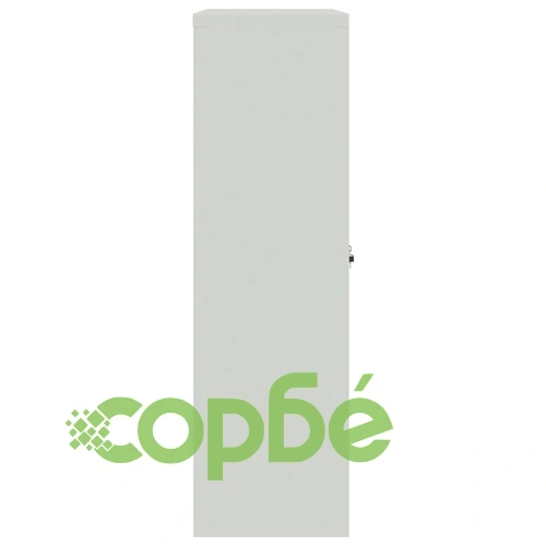 Шкаф за папки светлосиво и тъмносиво 90x40x140 см стомана ➤ топ цена ➤ sorbe.bg